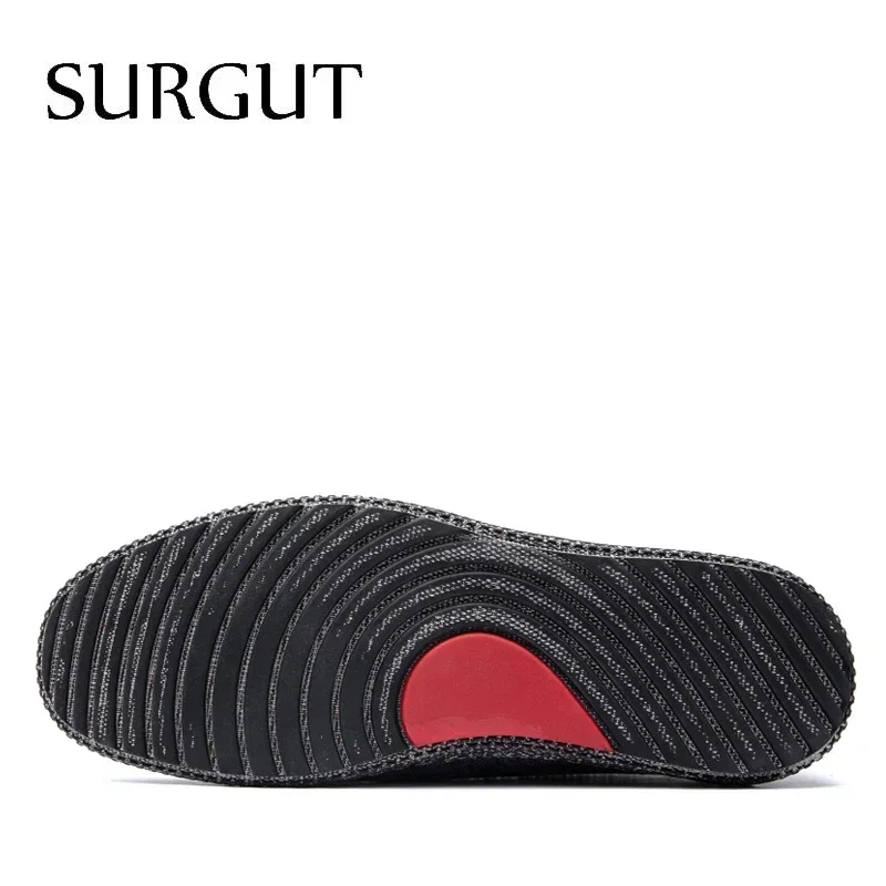 SURGUT Brand New Fashion All Season Men Driving Shoes Breathable Men Casual Flats Canvas Loafers Espadrilles Shoes Size 39~48