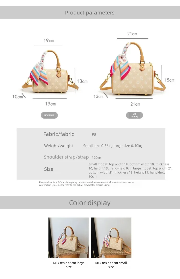 Neuer Stil Boston Bedruckte Kissentasche für Damen Vielseitige Einzel-Schulter Crossbody-Tasche Weiche PU-Leder Damenhandtasche für den Täglichen Gebrauch – Detail 2