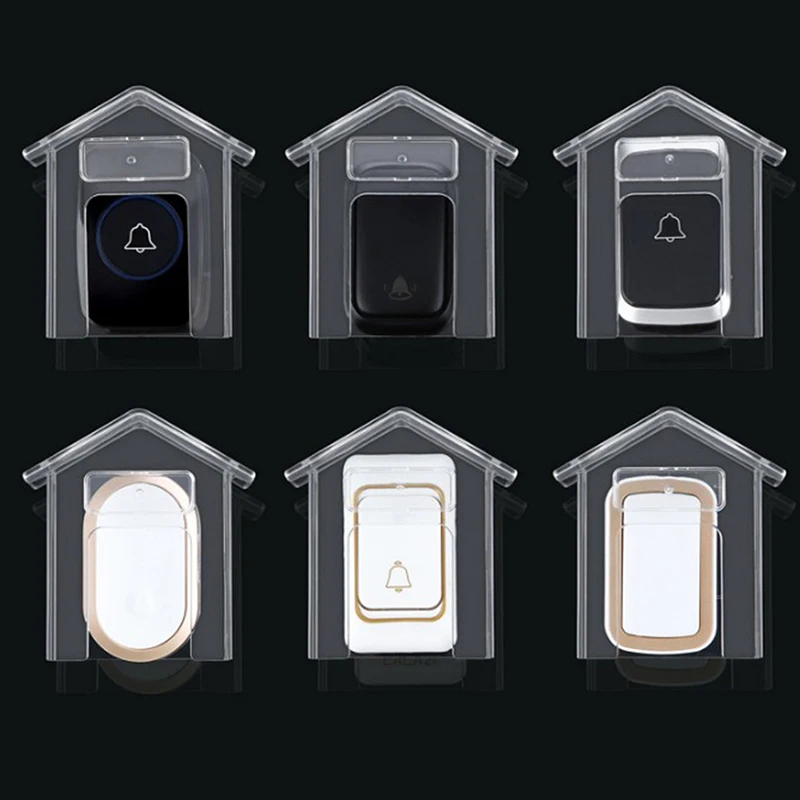 Waterproof Cover for Wireless Doorbell Access Control Rain Cover Protective Box Outdoor Doorbell Cover