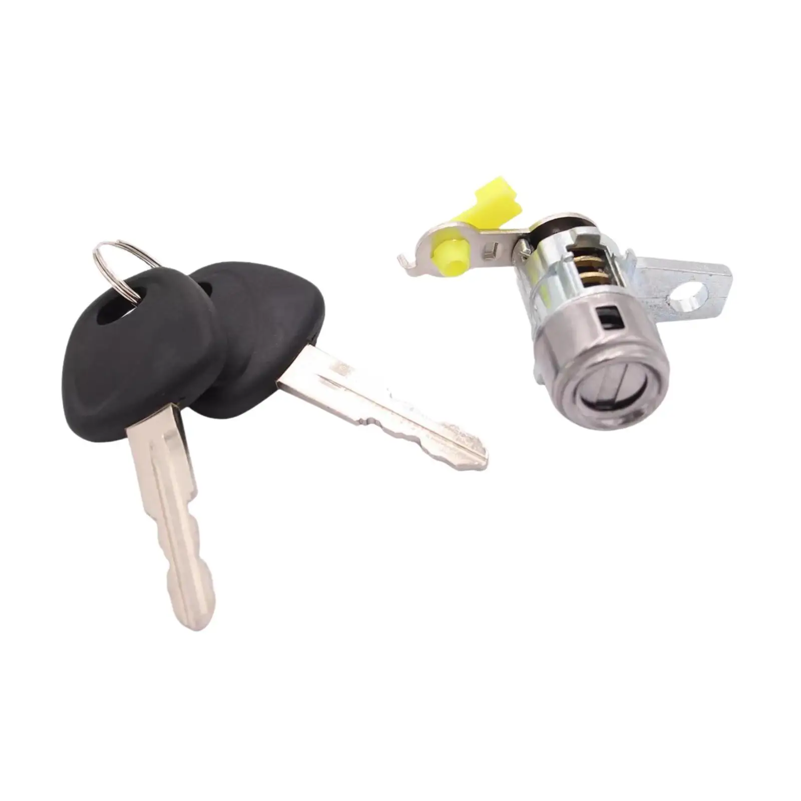 Auto Door Lock Cylinder Repair Kit Metal Left Driver Side Accessory with 2 Keys for Hyundai Accent 2005 to 2011 Replace Parts