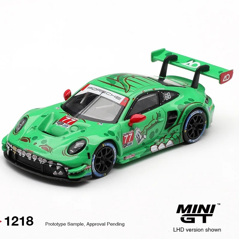 *PreSale*  MINI GT 1:64 911 GT3R # 77 AO Racing 2025 IMSA Sebring 12Hr LHD Diecast Model Car