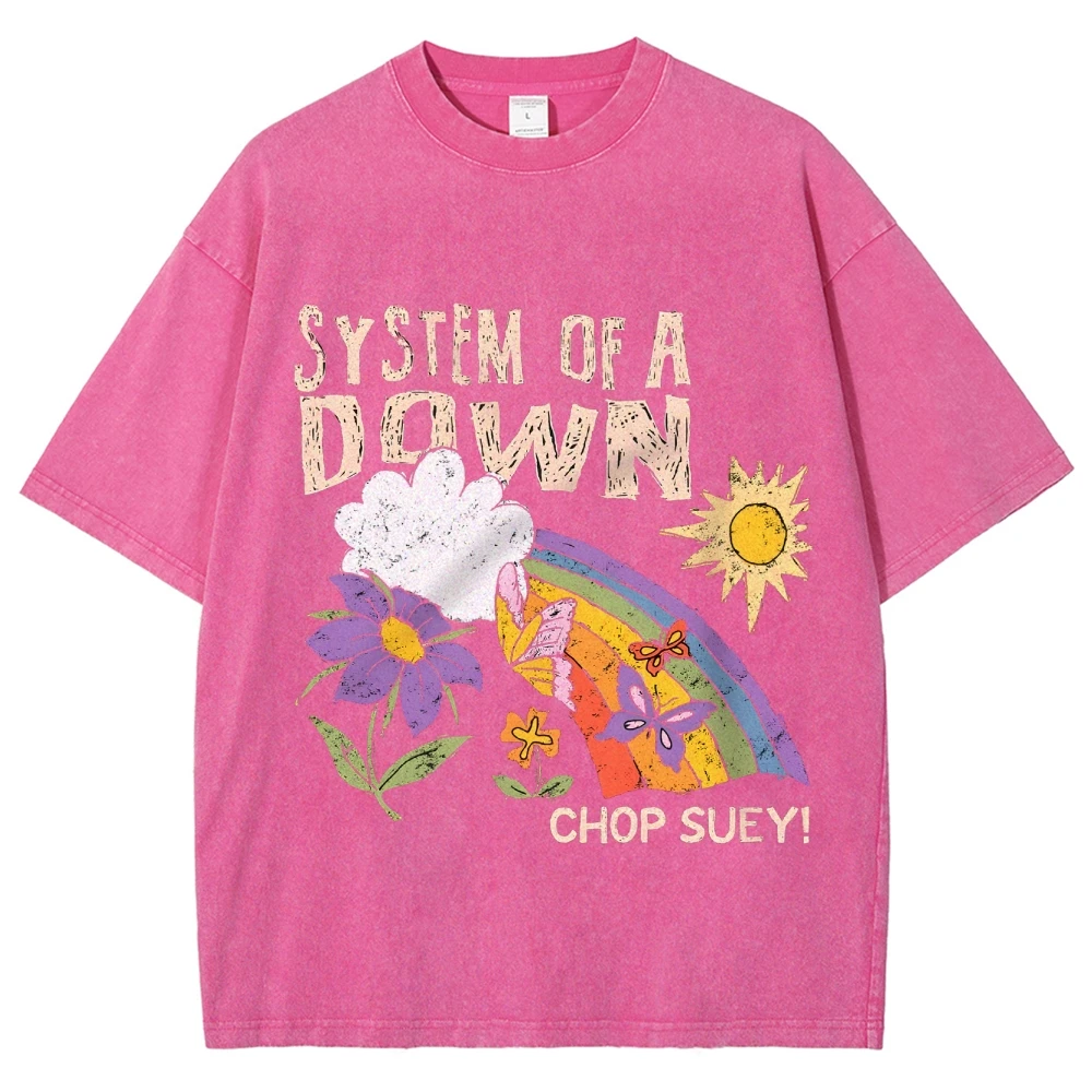CHOP SUEY T-Shirt Women's Graphic Clothing Sales Unisex Oversized  y2k Clothes Shirts Women's Streetwear Shirt Vintage 90s Shirt