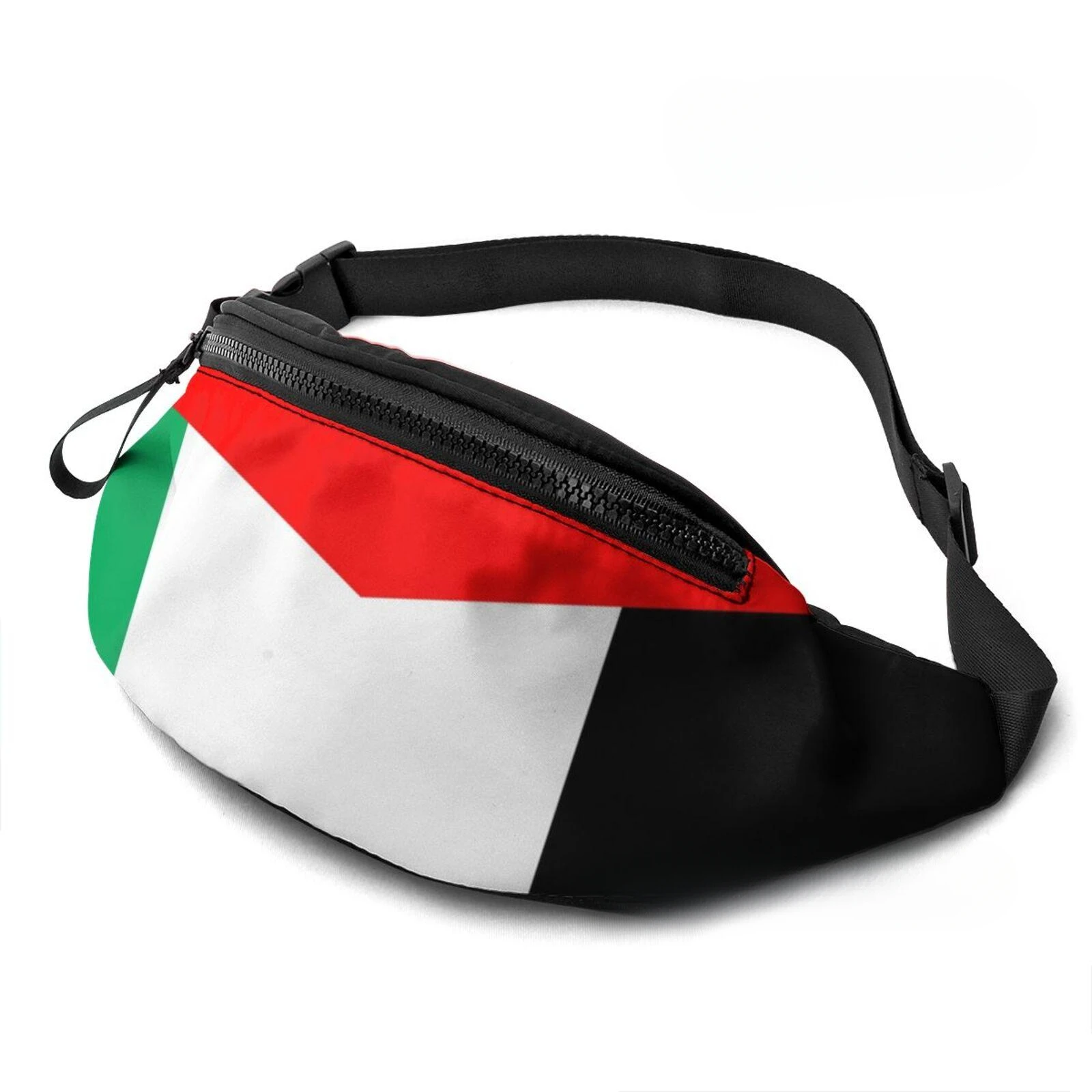 Functional Men Chest Bag Palestine Flag Streetwear Bag Waist Pack Women Black Belt Bag Hip Purse Shoulder Crossbody