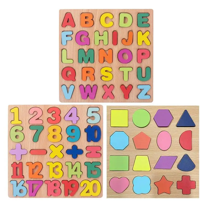 

Alphabet Letters Puzzle Toy Board Kids Educational Accessories Wood Educational Puzzle Board Montessori Learning Toys For Kids