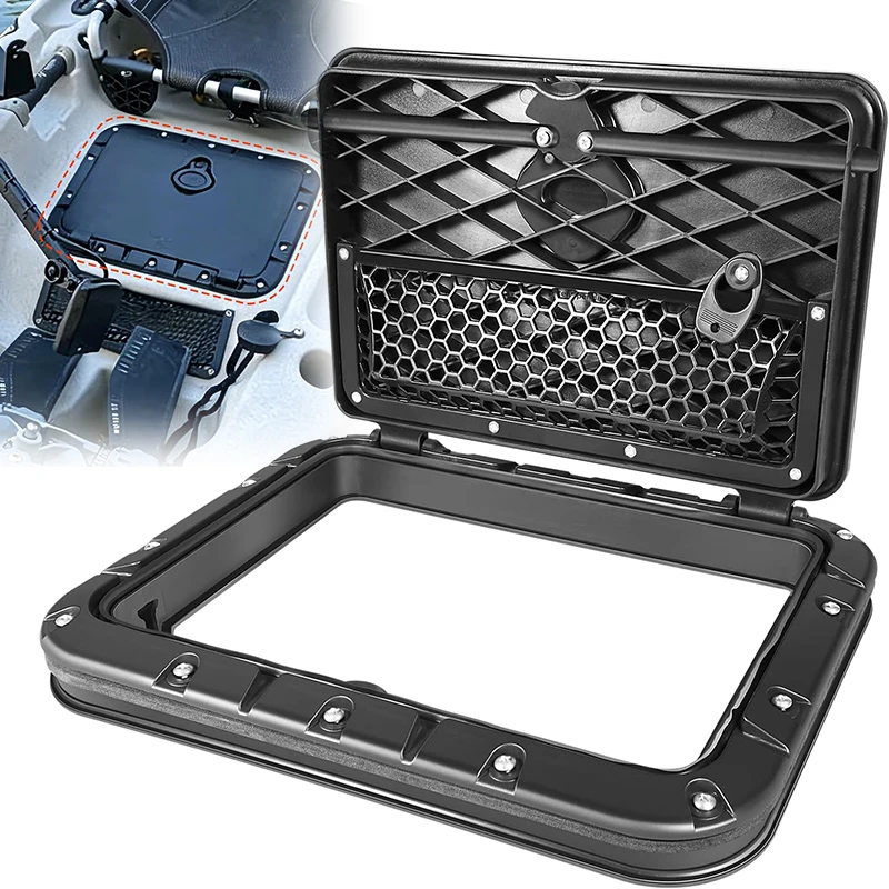 

Rectangular Twist and Seal Hatch Kit, for Hobie Kayak 2013-2026 Compass Pro Angler Fishing Kayak 71707003 Marine Deck Access