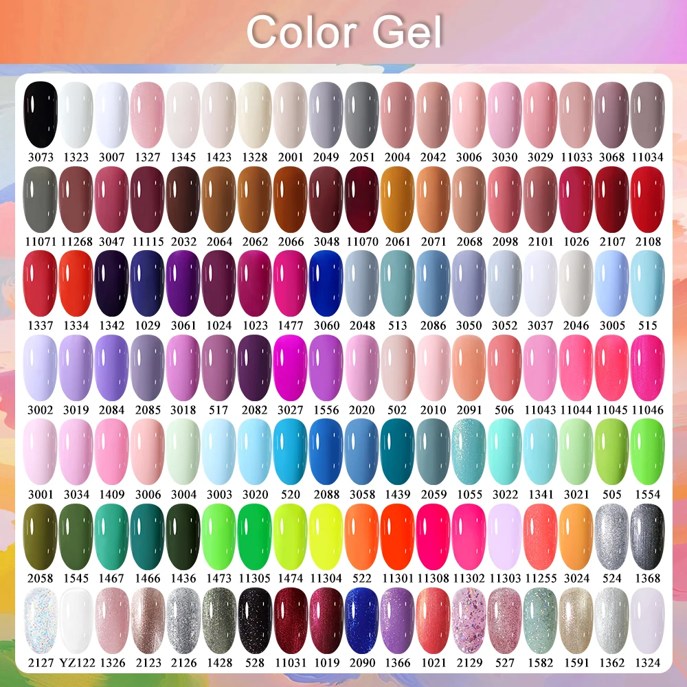 Arte Clavo Gel Nail Polish 15ml Red Colors Semi Permanent Soak off Base Top Coat UV Nail Art Gel Varnish Professional Supplies