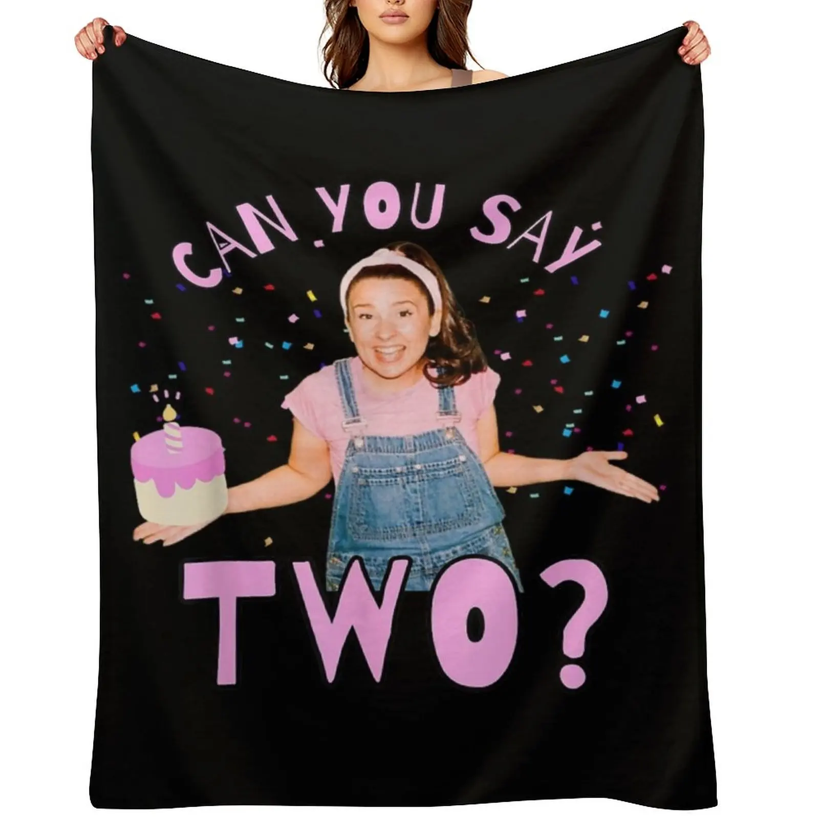 

Ms.Rachel Can you Say Two Ms Rachel Birthday Throw Blanket Luxury christmas gifts For Decorative Sofa Furrys Blankets