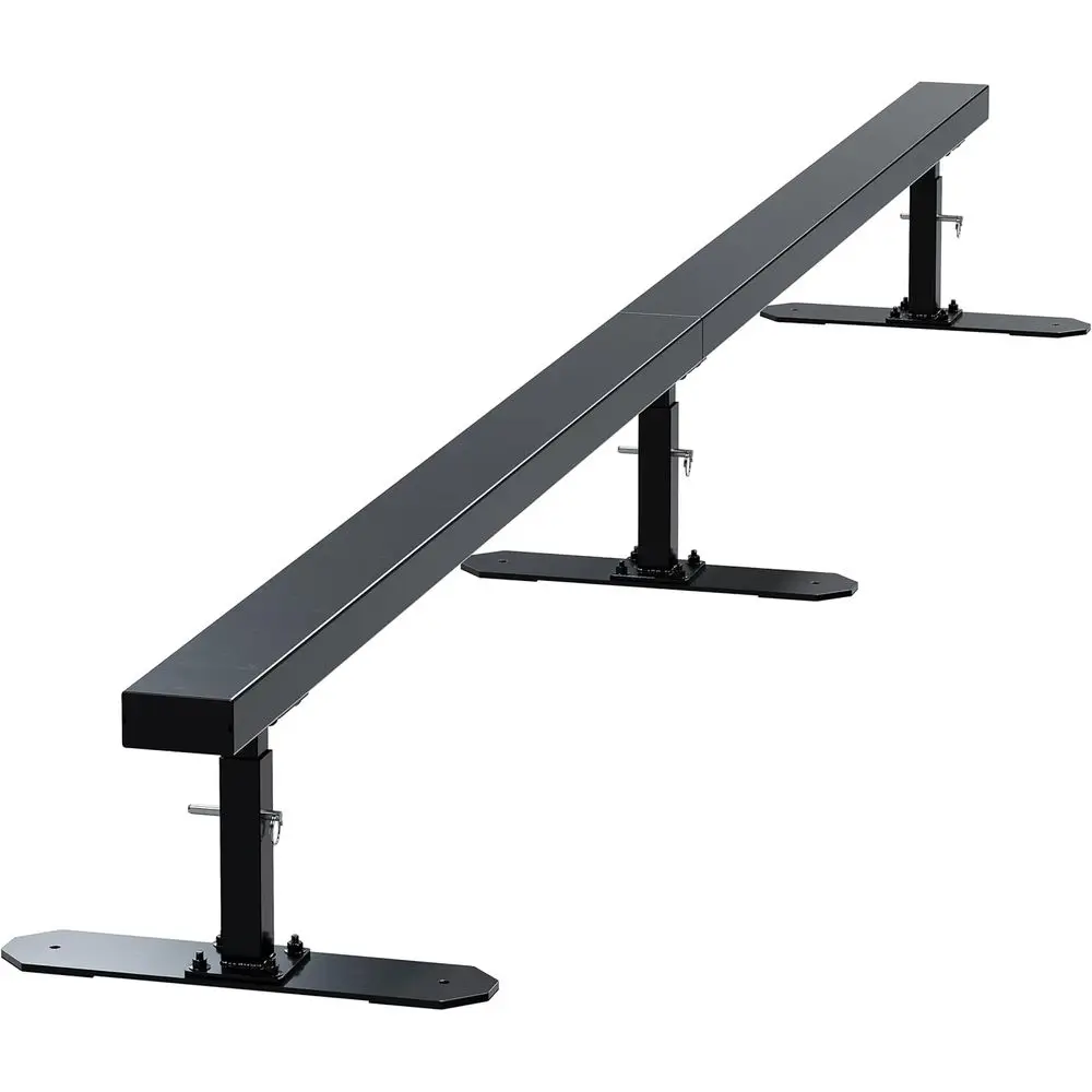 

Adjustable 6' Skateboard Rail for Grinds - Portable, Extendable, Square Bar - Ideal for Beginners and BMX, Scooters