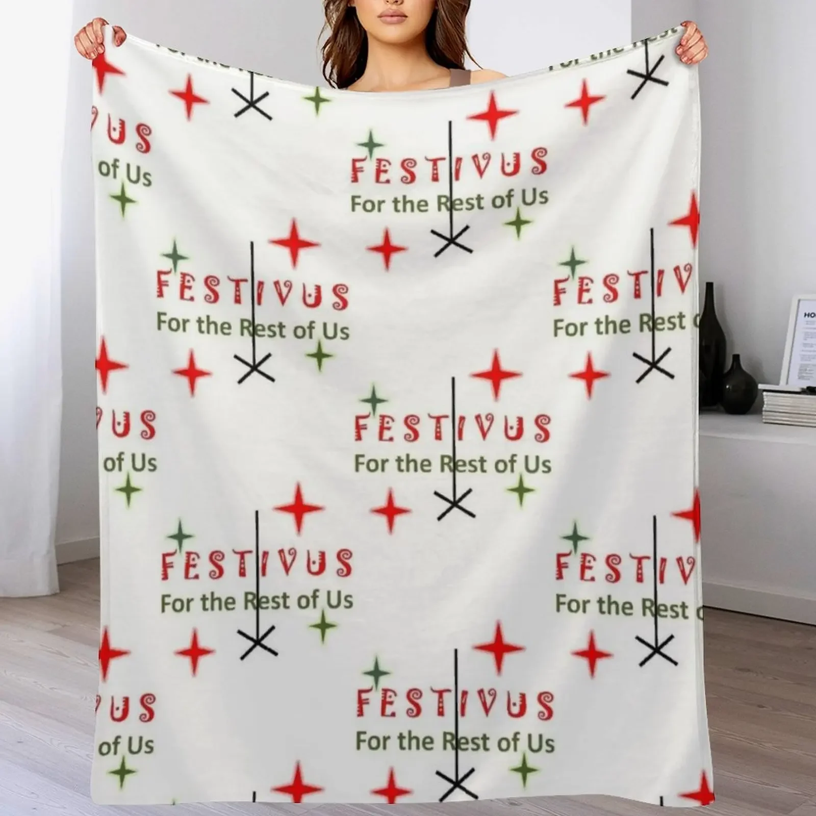 

Festivus for the Rest of Us Throw Blanket Durable Warm Blanket for Daily Home Use
