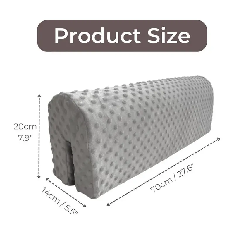 Barandilla de Seguridad para Cama de Niños Pequeños, Protector Anticolisión, Almohadilla de Protección con Altura Aumentada