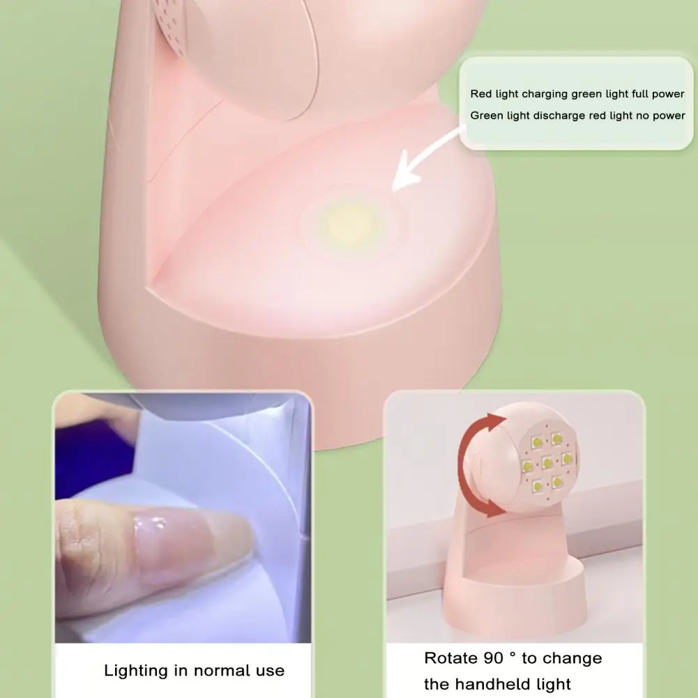 Lâmpada LED UV portátil do prego, Mini USB Nail Dryer para Gel Polish Salon, Manicure Ferramentas para secagem rápida