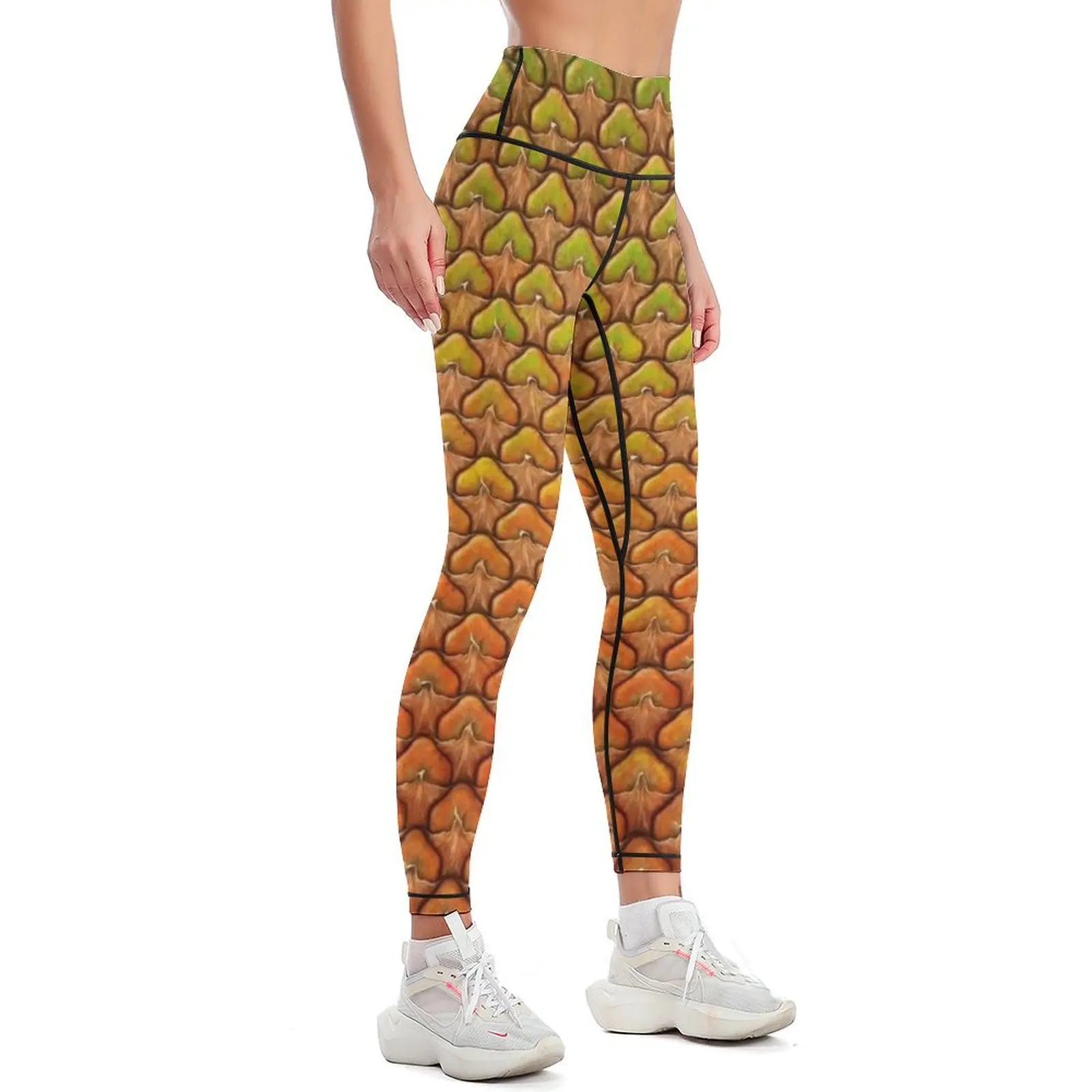 S/S 2015 - Fruits - Pineapple Texture Leggings harem pants active wear legging pants raises butt Womens Leggings