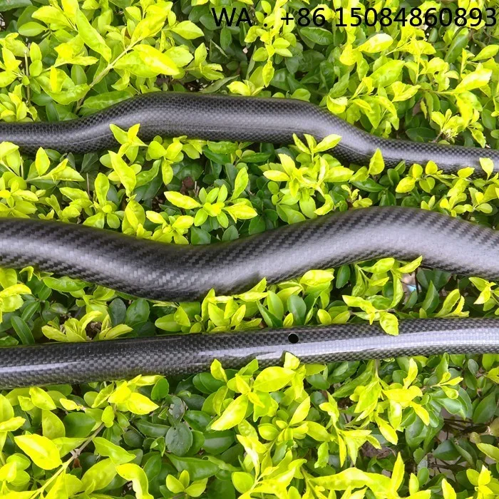 

3K Weave Bent Carbon Fiber Kayak Paddle Shaft Outrigger Canoe Oar Replacement Part Custom Length Water Sports Equipment Accessor
