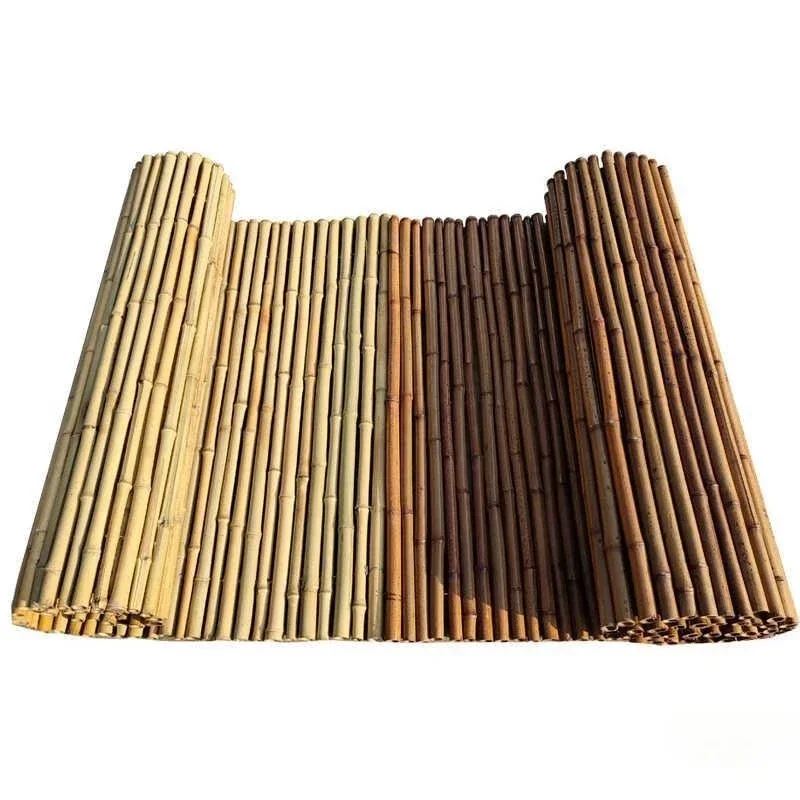 Carbonized bamboo balcony anticorrosive outdoor garden fence fence decorative fence