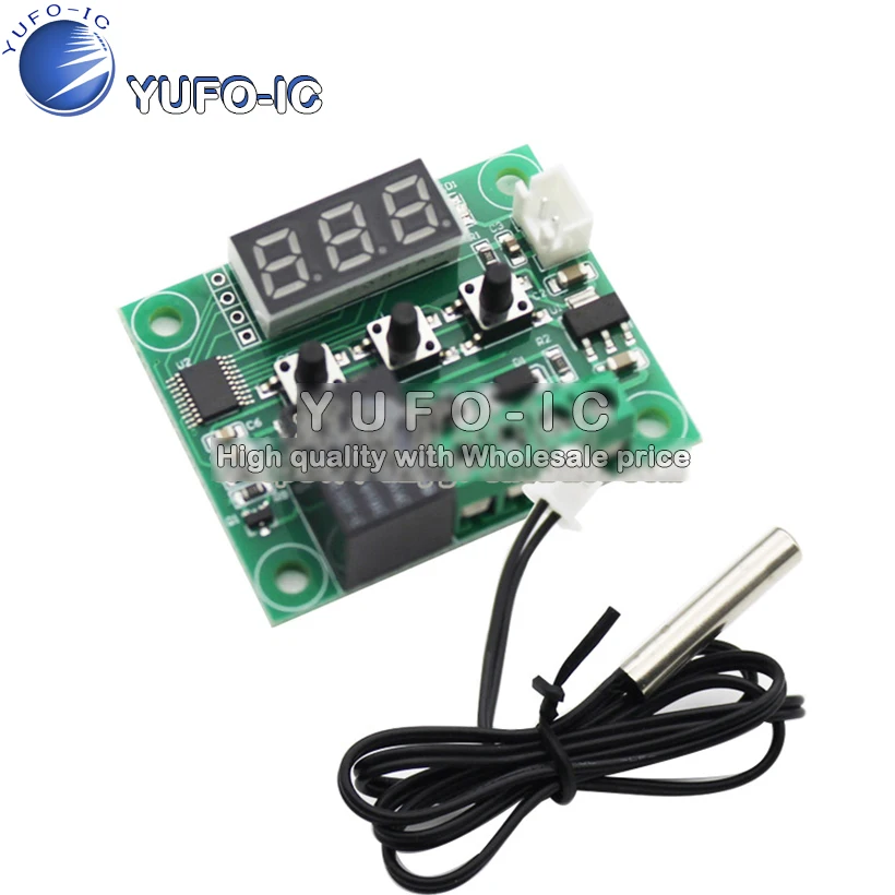 XH-W1209 Digital Display Thermostat High Precision Temperature Controller Controlled Temperature Switch Miniature Control X-0.08