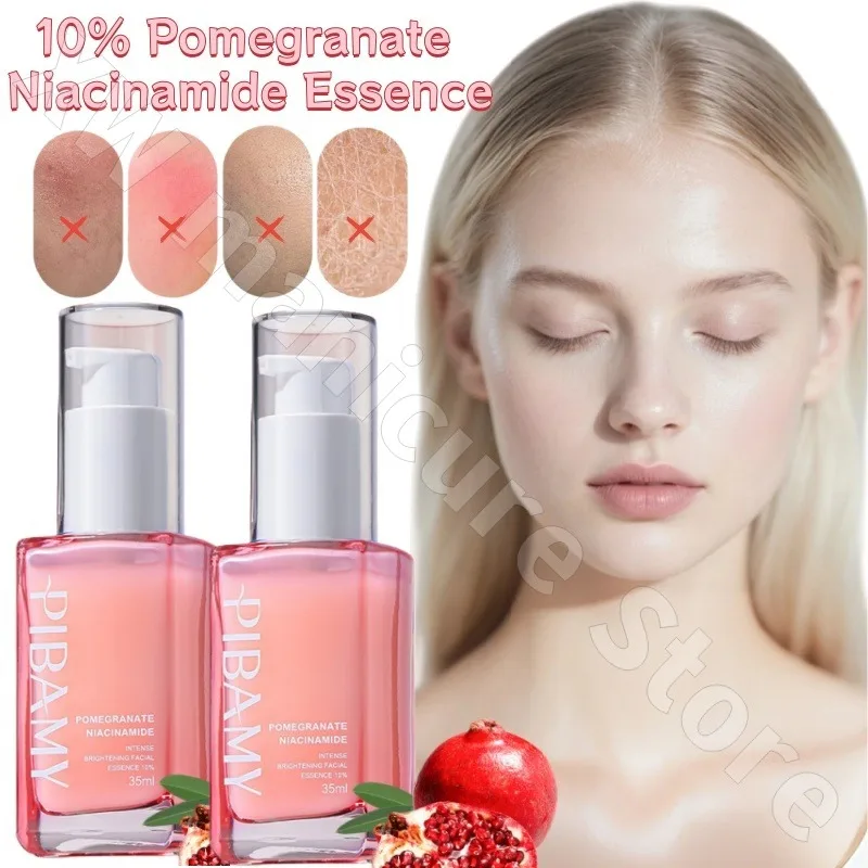 10% Pomegranate Niacinamide Essence Brightens and Improves Dull Skin Complexion Hydrating and Moisturizing Essence 35ML