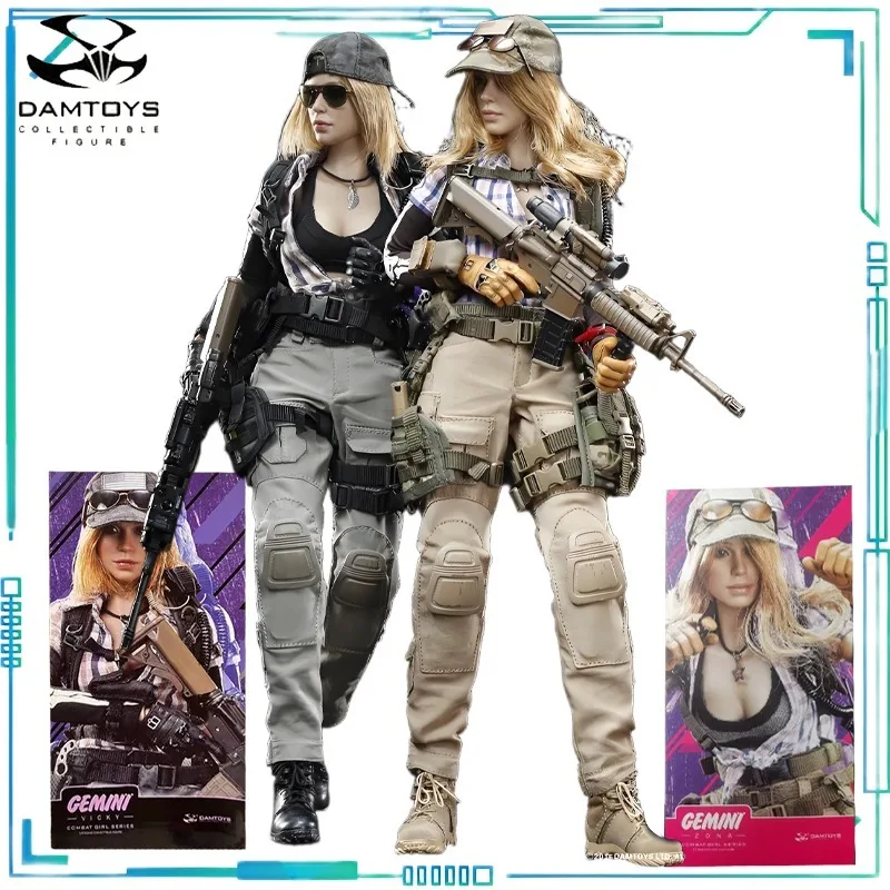 

DAMTOYS Оригинальная серия Battle Girl 1/6: DCG001 Зона и DCG002 Вики — готовые подвижные коллекционные модели фигурок солдаток