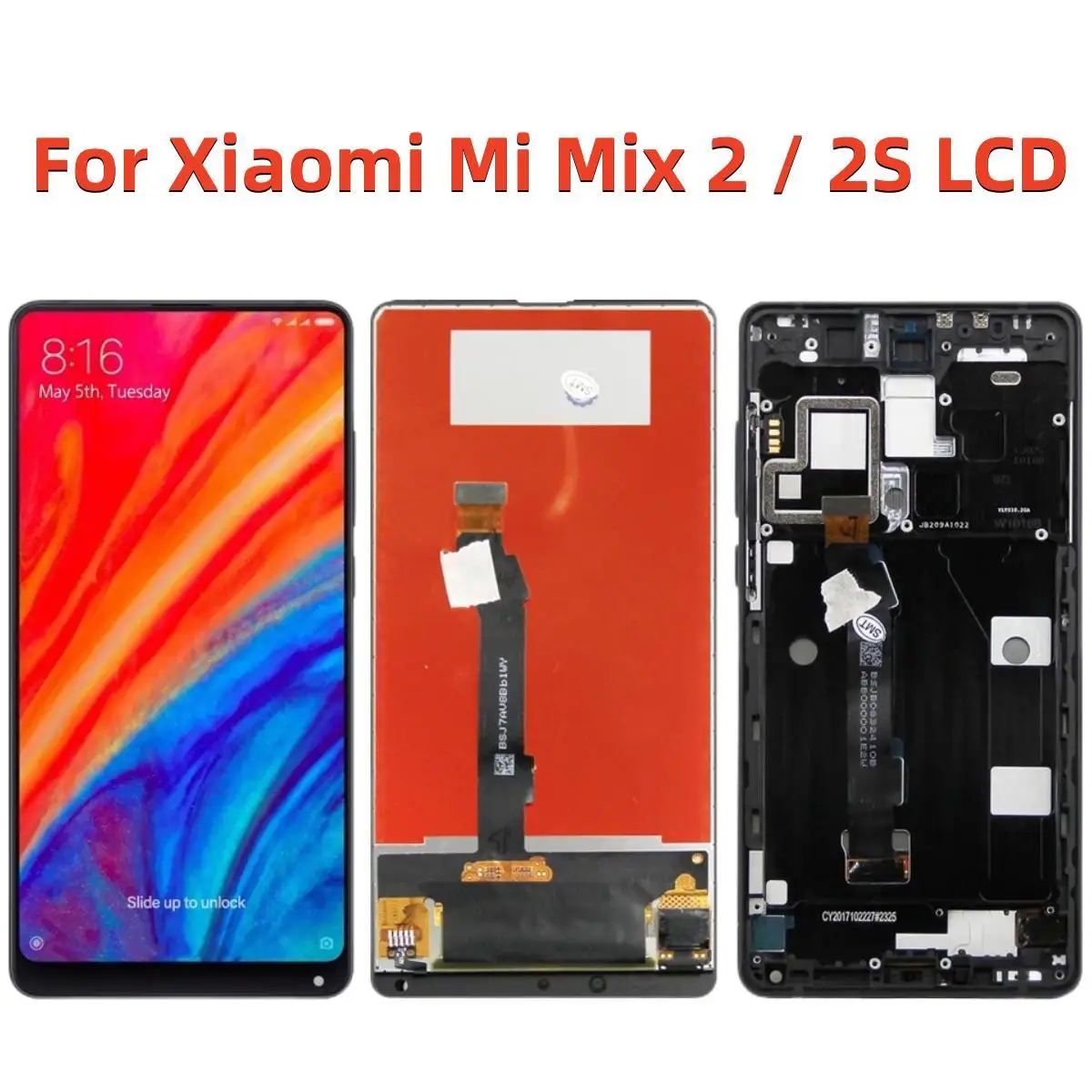 

5.99'' Original Screen For Xiaomi Mi Mix 2 Mix2 LCD Display With Touch Screen Digitizer Assembly For Xiaomi Mix2s Mix 2s Screen