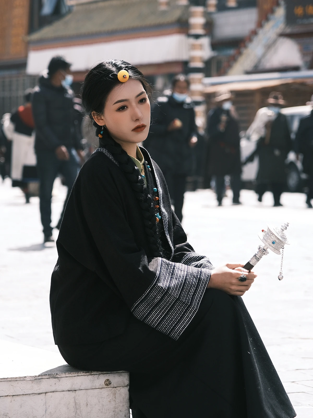 Retro Artistic Tea Clothes Improved Hanfu Coat Women's Han Elements Short Shirt