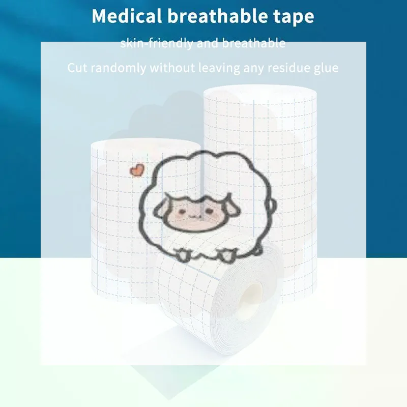 1Roll Skin Healing Protective Soft Fabric Cloth Adhesive  Wound Dressing Fixation Bandage Non-Woven Breathable Tape