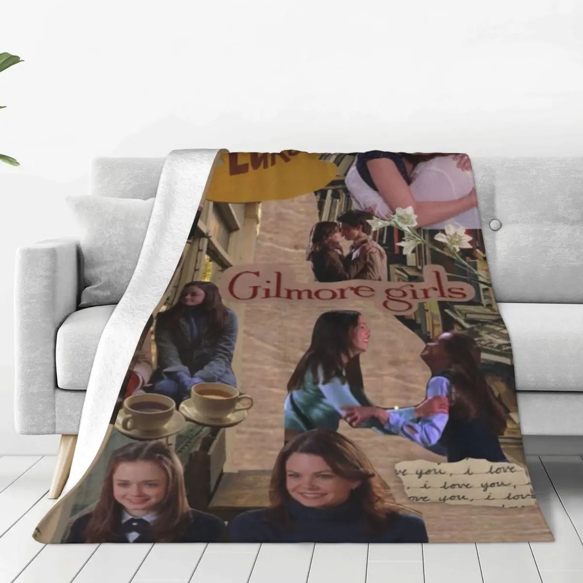 Gilmore Girls Flannel Blanket Comedy Pretty Warm Soft Throw Blanket for Chair Sofa Bed Camping Novelty Bedspread Sofa Bed Cover