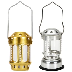 Portable Candle Lantern Night Fishing Hanging Outdoor Camping Aluminium Alloy Candle Lamp