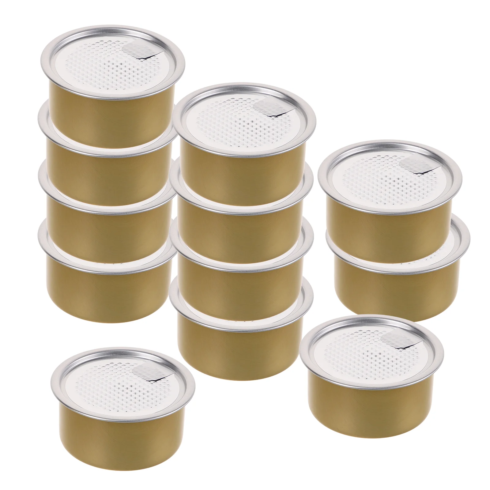 

12 Pcs Can Box Meat Tins Holiday Cookie Dessert With Lids For Gift Giving Food Containers