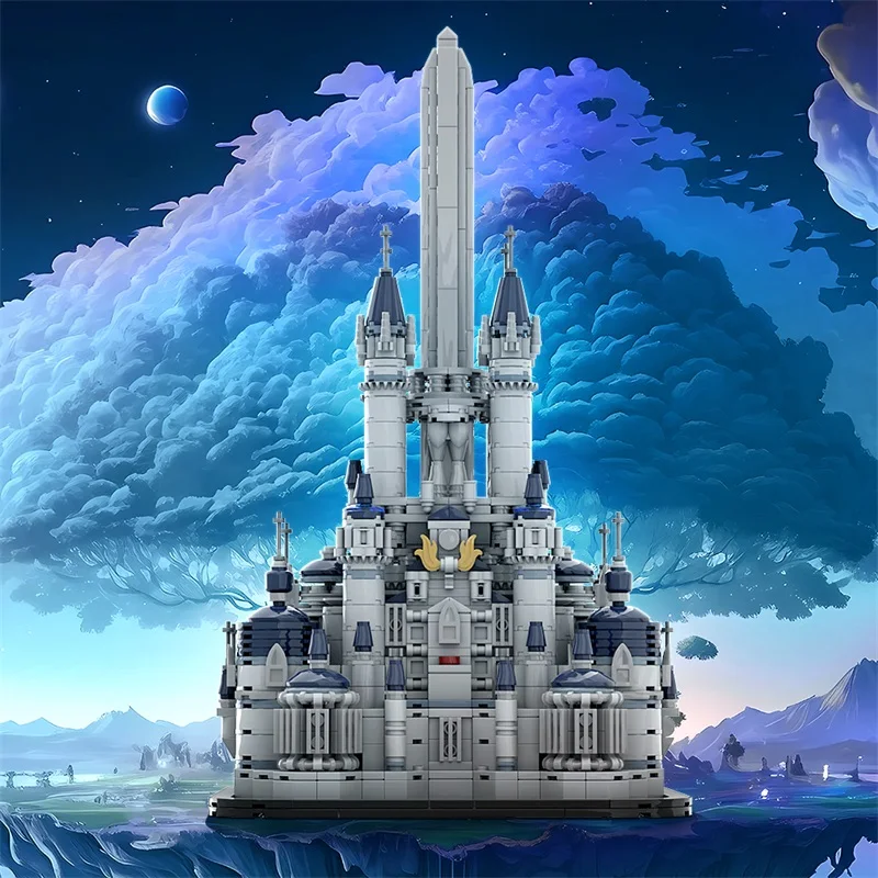 

Конструктор MOC Fantasyss IX-Александрийский замок, модель замка, архитектура, игрушка для детей, подарок на день рождения