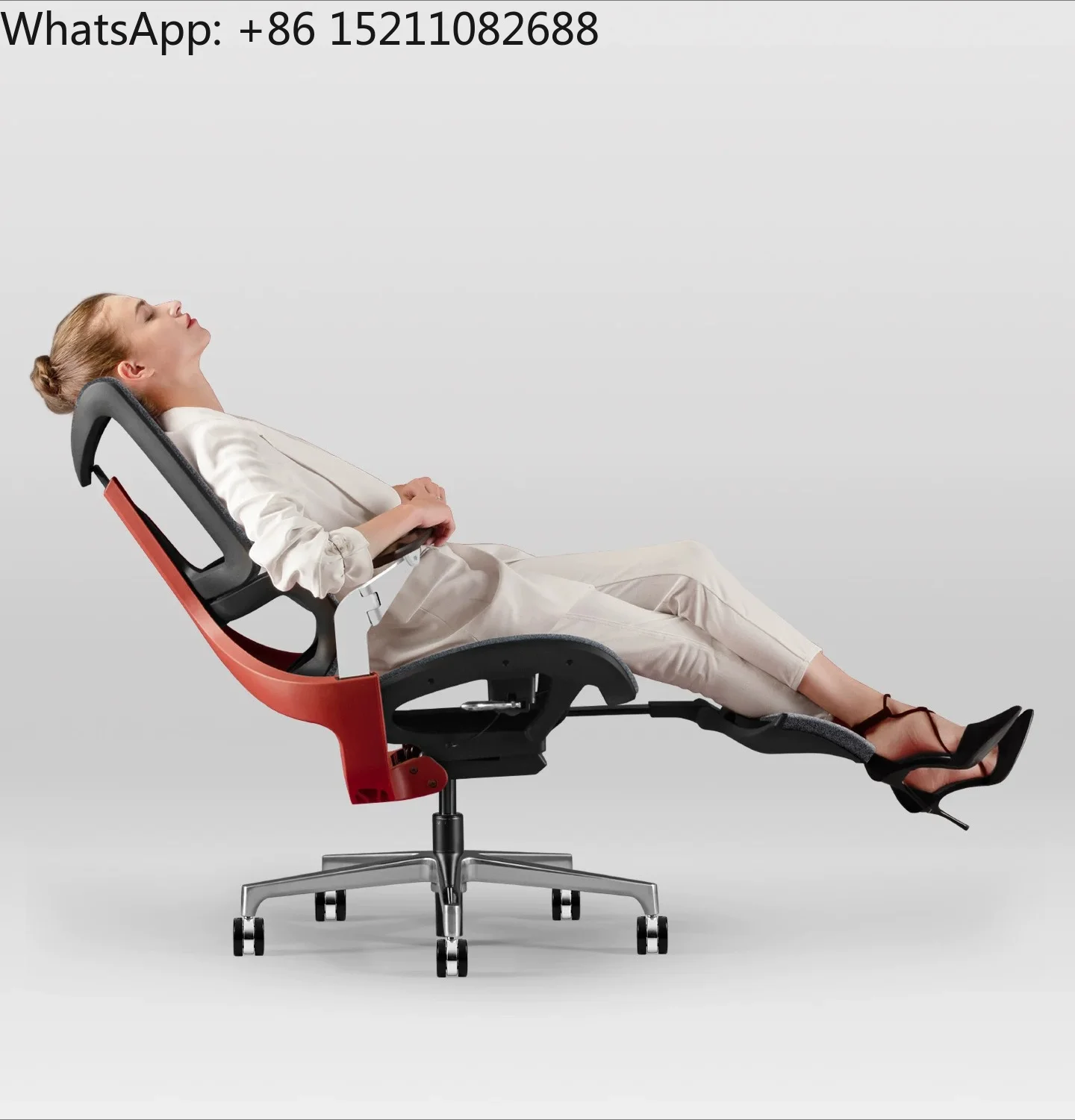 SCY office waist support lunch break computer chair can lie down sedentary study chair e-sports office chair