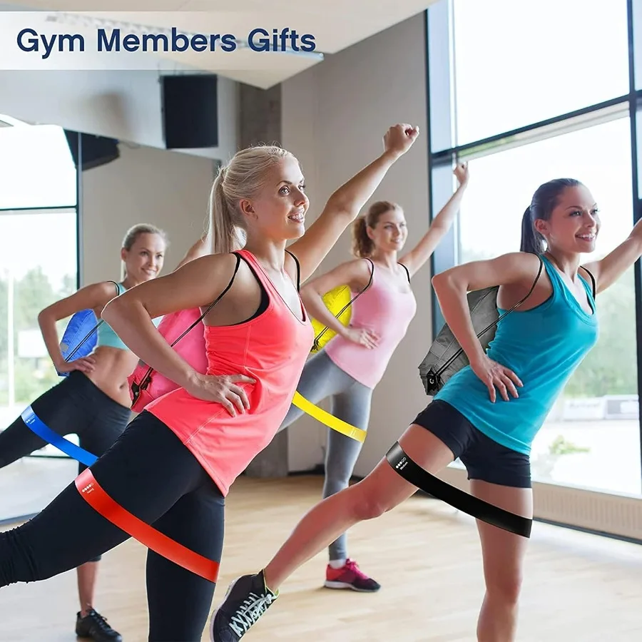 120 قطعة من أربطة المقاومة للتمرين، مجموعة أربطة مطاطية لصالة الألعاب الرياضية للياقة البدنية وأفراد الطبقة الرياضية هدية مادية، 5 قطع #2