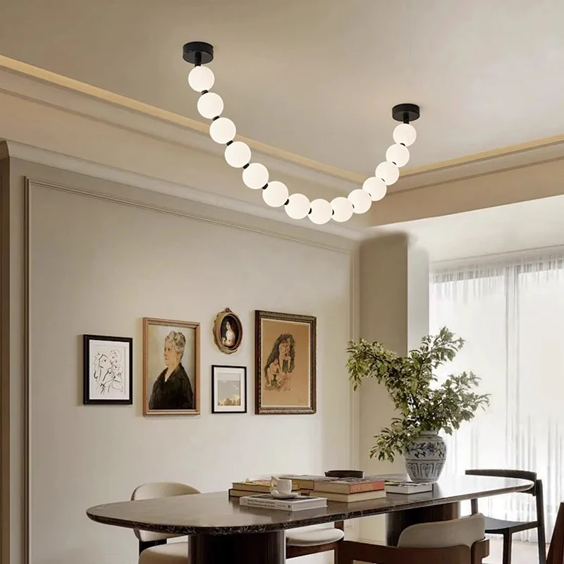 ديكور المنزل الحديث أضواء LED مصابيح إضاءة متدلية لغرفة المعيشة الثريات لغرفة الطعام معلقة ضوء الإضاءة الداخلية #5