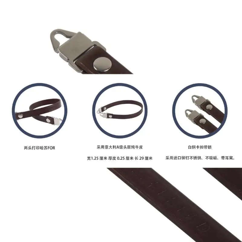 

R53C Leather Hand Strap Belt for 500CM 501CM 503CX 503CW Camera Leather Wrist Strap Professional Camera Accessories