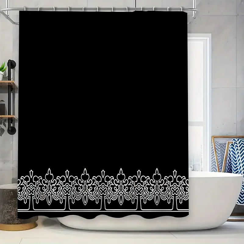 

Bohemian Shower Curtain Nature Forest Trees Botanical Washable Fabric Bathroom Decor Vintage Backdrop Waterproof Home Textile