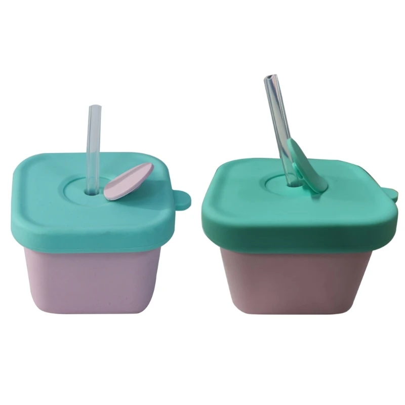 Boîte stockage d'aliments complémentaires en Silicone pour bébé, pour conservation, cuisson à vapeur, l'ébullition,