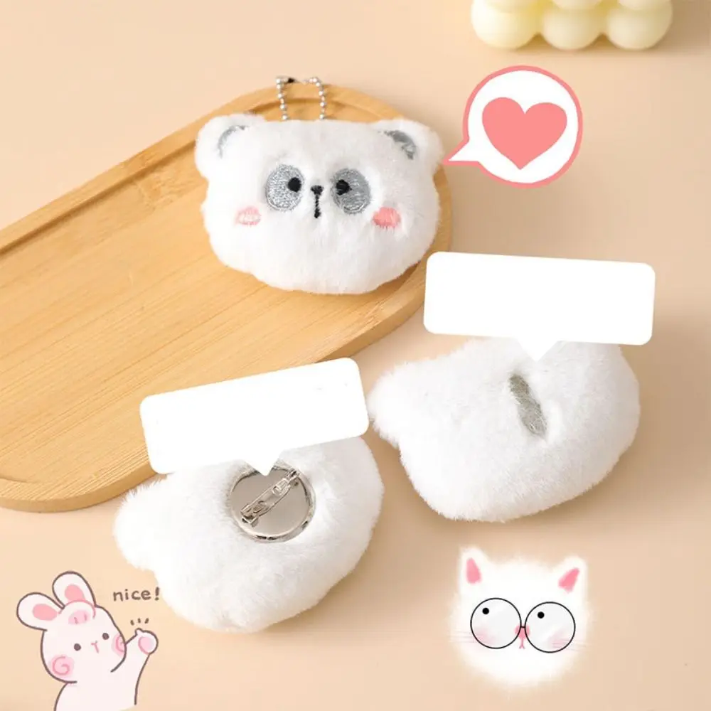 أفخم الكرتون محشوة أفخم قلادة لعبة محشوة الأبيض الوردي الأخضر أرنب الضفدع دمية على ظهره قلادة الحلي أكياس قلادة ديكور