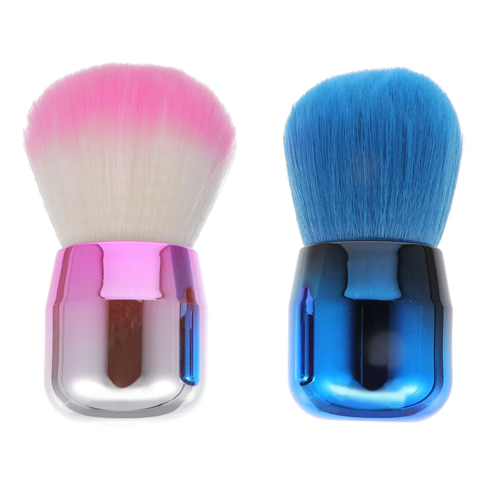 فرشاة بمقبض قصير على شكل فطر، فرشاة مكياج أحمر الخدود، أداة كريم الأساس السائبة، ملحقات مكياج احترافية
