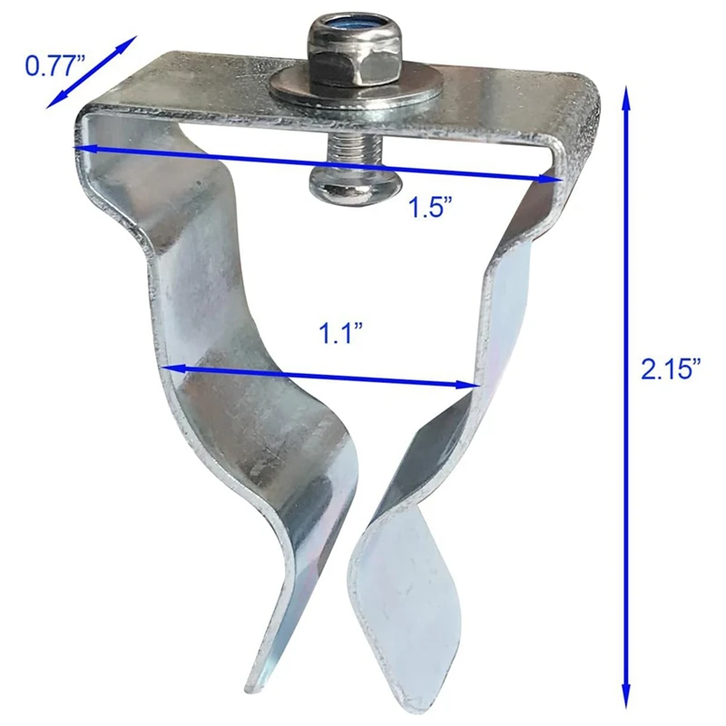 Hardwarekit voor raambedeksel Egress Window Well Cover Spring Clip Buiten Well Cover Bevestigingsclip