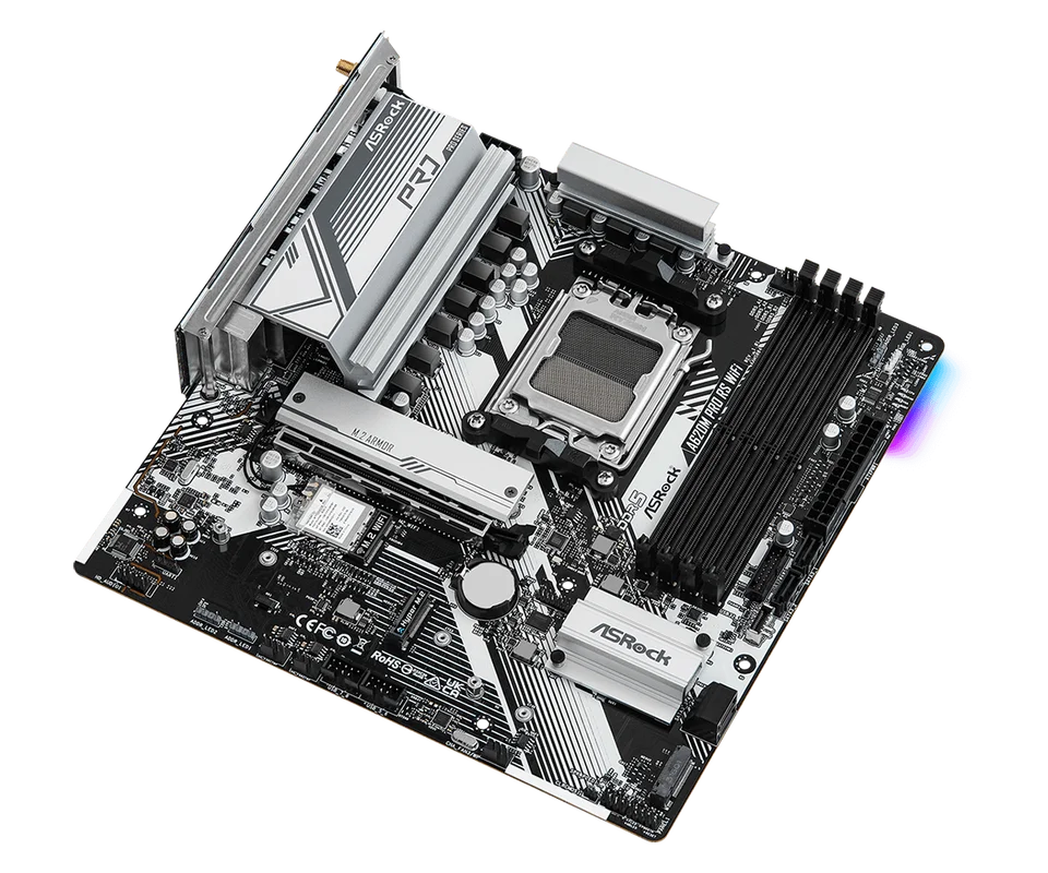 ASRock A620M PRO RS WiFi Motherboard AM5 DDR5