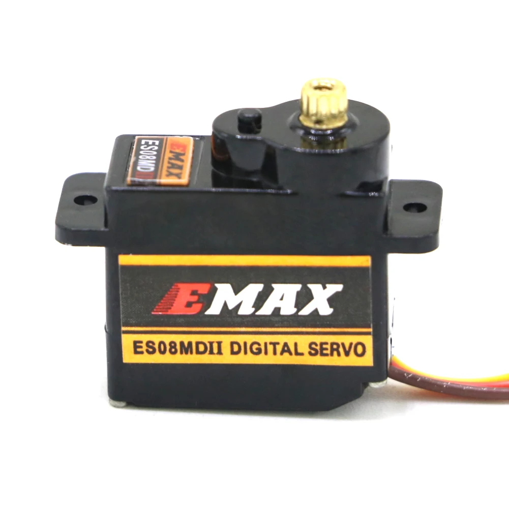 EMAX ES08MDII ES08MD II  Metal GEAR Digital Servo up sg90 ES08A ES08MA MG90S TREX 450 Free shipping