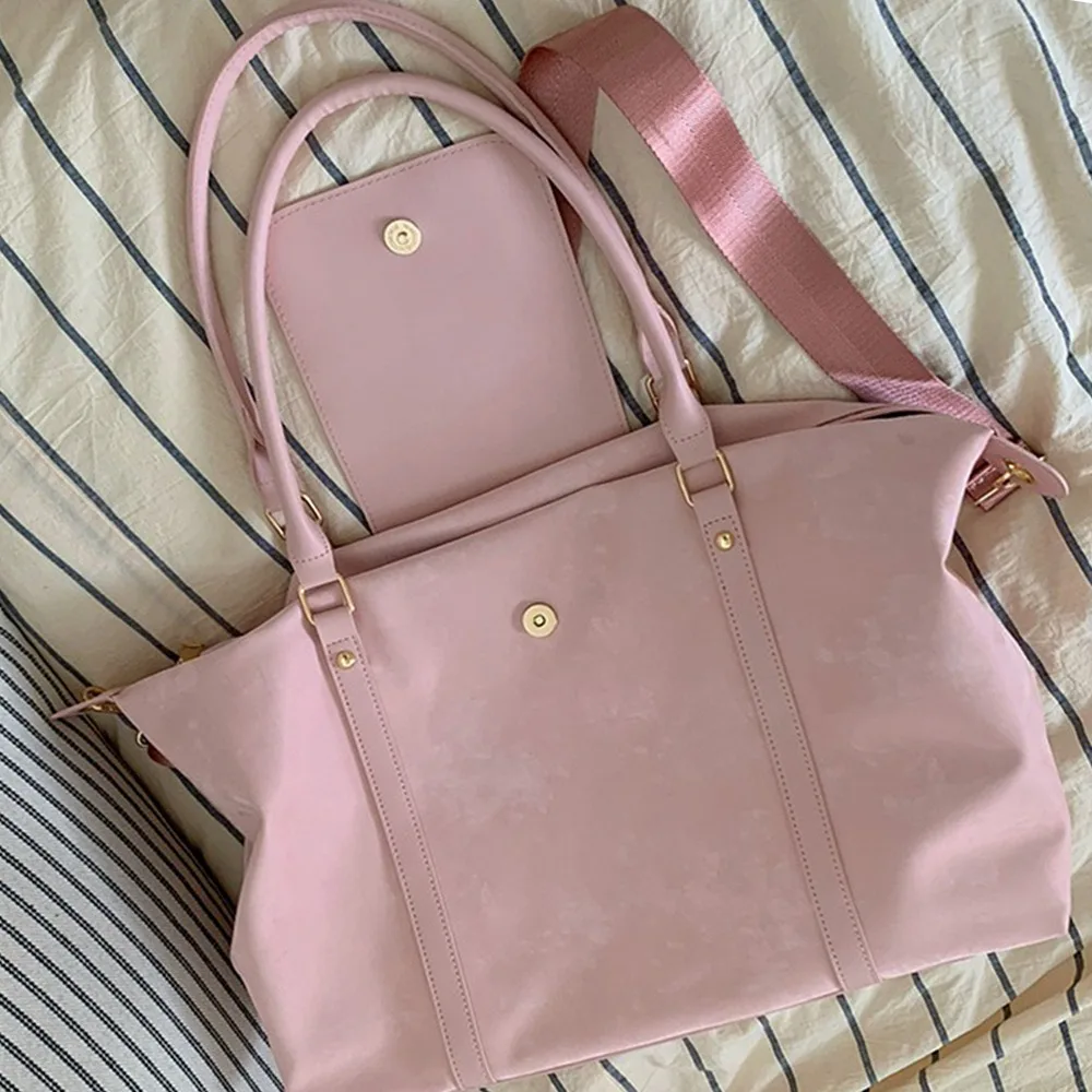 حقيبة سفر ذات سعة كبيرة للنساء خفيفة الوزن لتخزين رحلات العمل واللياقة البدنية في الهواء الطلق ومتينة ومقاومة للماء #5