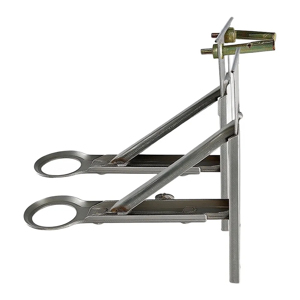 Undermount Sink Triangle Support Bracket Stainless Steel Adjustable Fit for Countertop Installation 23x18x8cm 23x36x8cm