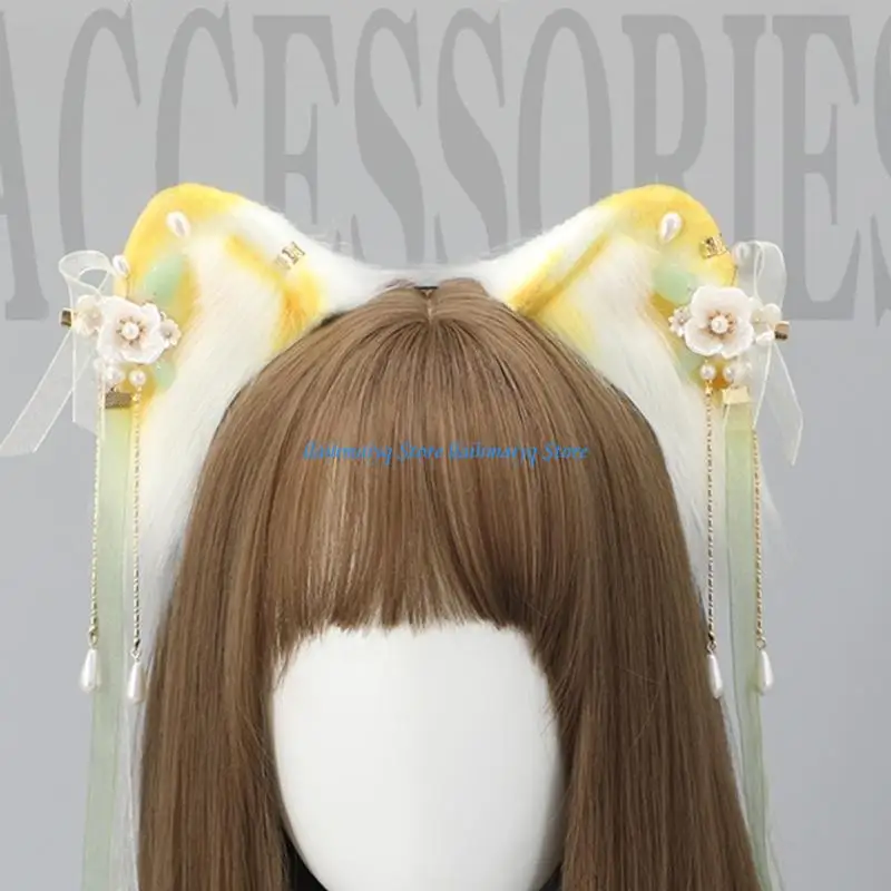 

573B Animal Headband Headband Tassel Headband Ear Headband For Girl