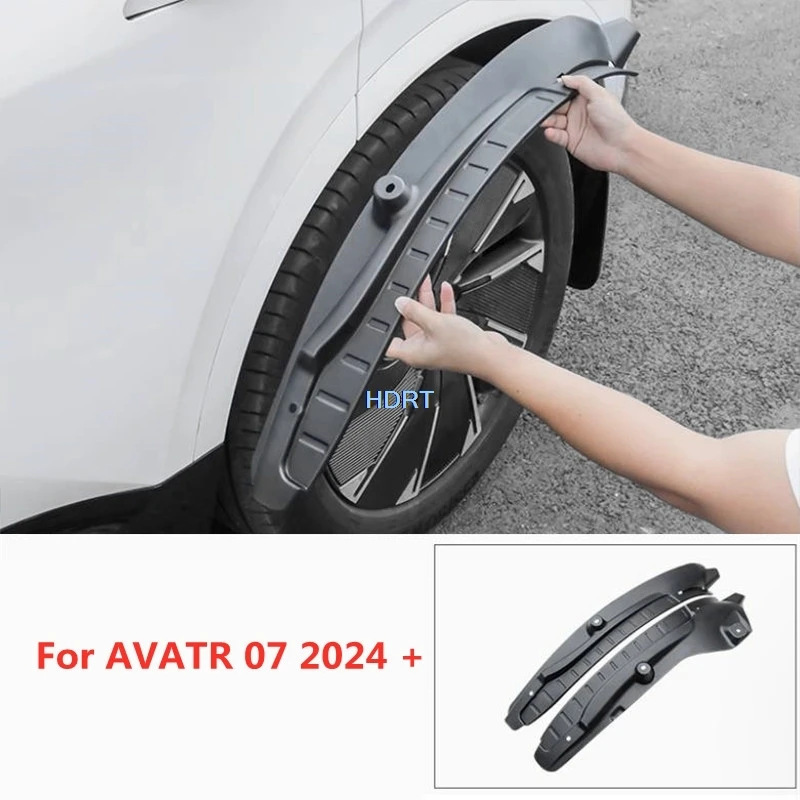 

Автомобильный стиль, брызговик для AVATR 07 2024 + брызговик на крыло, подкладка заднего колеса, защита от брызг, украшения, аксессуары
