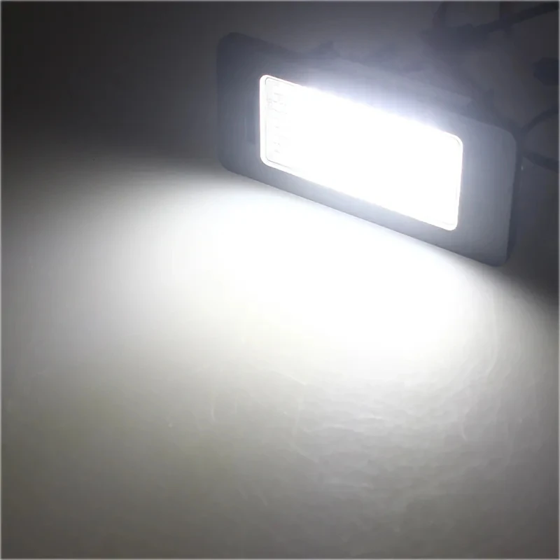 2Pcs Car LED License Plate Light with/without Decoder For SKODA Octavia 3 /For Superb B6 /For Rapid /For Yeti /For Fabia 24-SMD