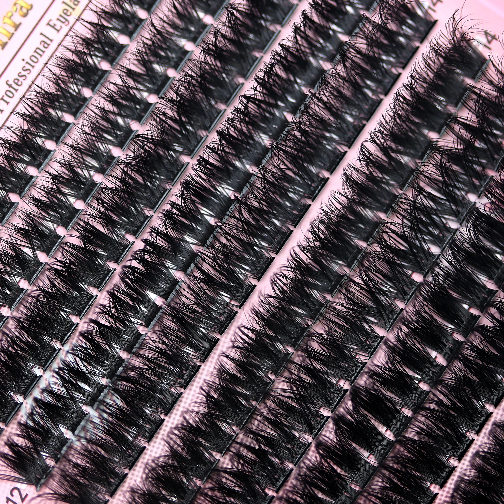 Estensione delle ciglia a grappolo 80D Strumenti per il trucco naturale morbido e soffice per ciglia fai-da-te