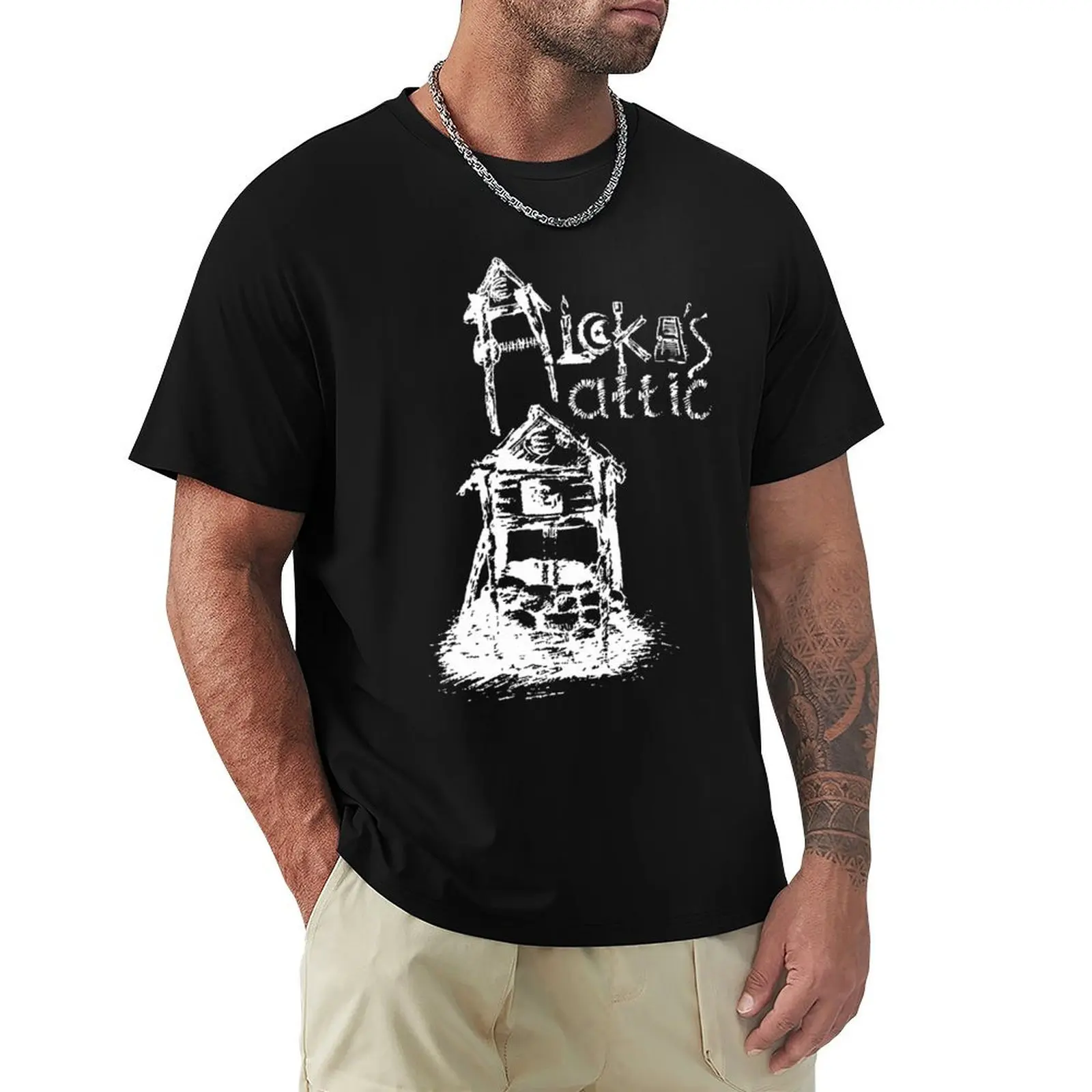 

Alekas Attic River Phoenix Essential T-Shirt Work Wear Simple Tee Shirt