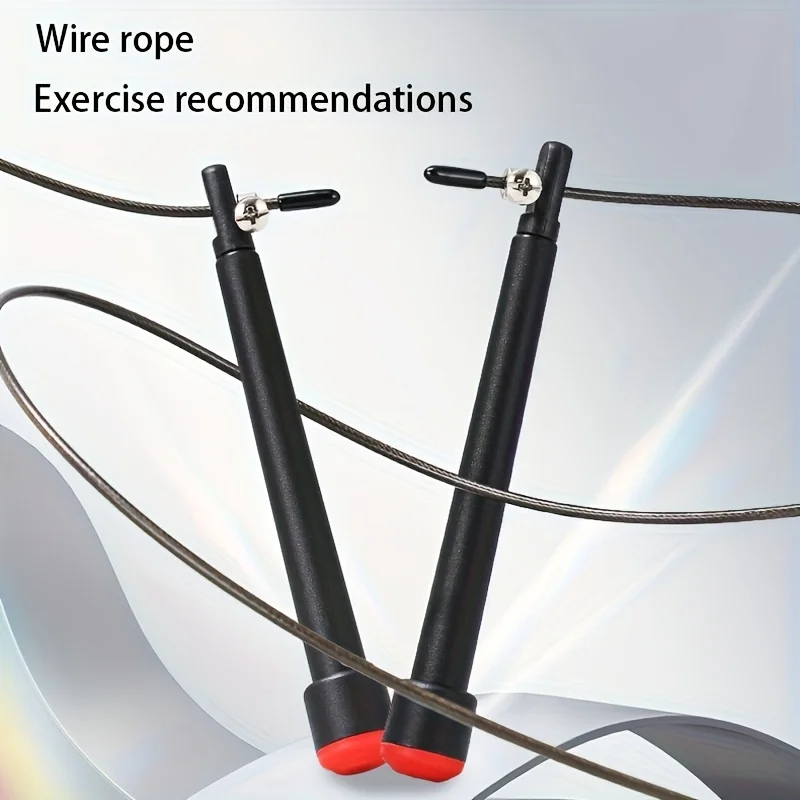 Professionelles Speed-Springseil mit 360° ° Drehbare Kugellager, 3 Meter verstellbares Seil, Anti-Skip-Griff für Fitness- und MMA-Training – Detail 2
