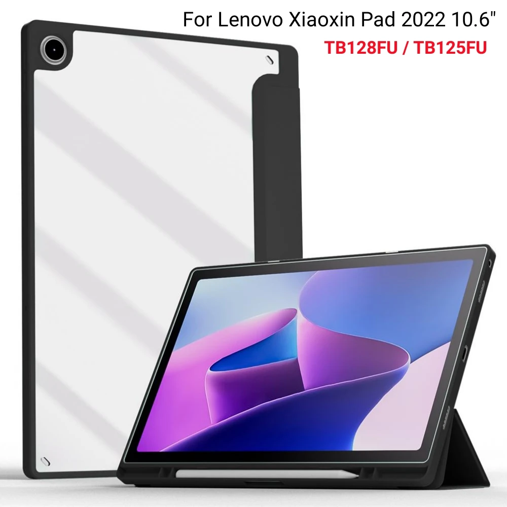 

For Lenovo Xiaoxin Pad 2022 Tab M10 Plus 3rd Gen Case 10.6" TB128FU TB125FU Cover Funda Magnetic Stand Tablet Case Capa Coque