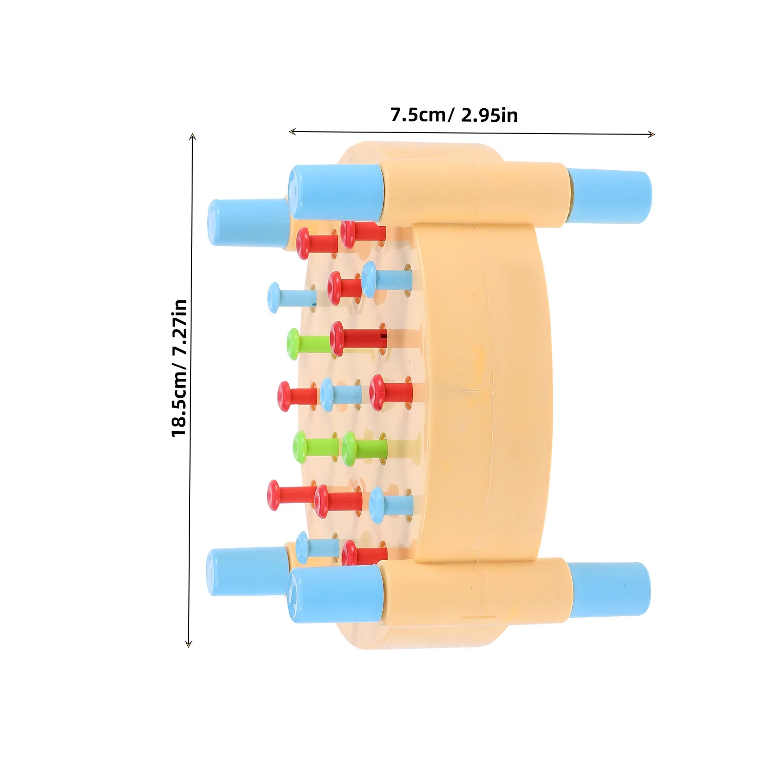1セット モンテッソーリ ハンマリング カラフル パンディングベンチ 手と目の協調 細かい運動能力 幼児学習ゲーム 子供向け