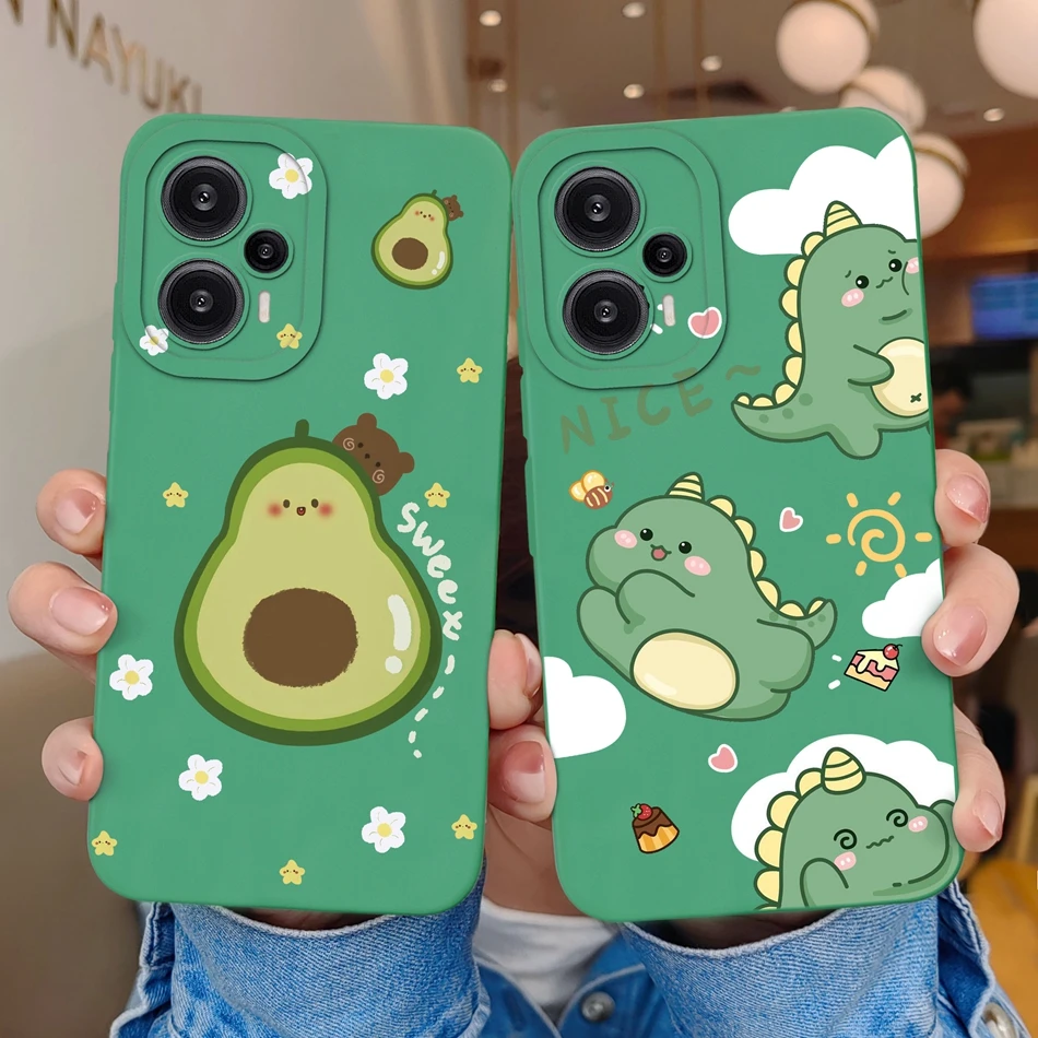 New Case For Xiaomi Poco F 5 F5Pro Upgrade Silicone Full Protection Anti Slip Phone Back Cover For PocoF5 F5 Pro Shell Bumper